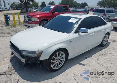 2013 Audi S4 3.0T Premium Plus z USA, uszkodzony, nr VIN WAUBGAFL9DA113714